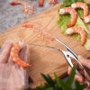 Shrimp Peeler Kitchen Appliances Portable Stainless Steel Shrimp Deveiner Lobster Practical Food Service Supplies Fishing Knife Tools