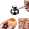 1pc; 304 Stainless Steel Egg Opener