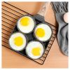 1pc Fried Egg Hamburger Maker; Non-stick Small Flat Bottom Household Frying Pan; Breakfast Egg Burger Pancake Pan Mold; Four-hole Fried Egg Pan