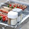 Four-in-one Sauce Sub-bottling; Creative Outdoor Barbecue Portable Transparent Seasoning Box